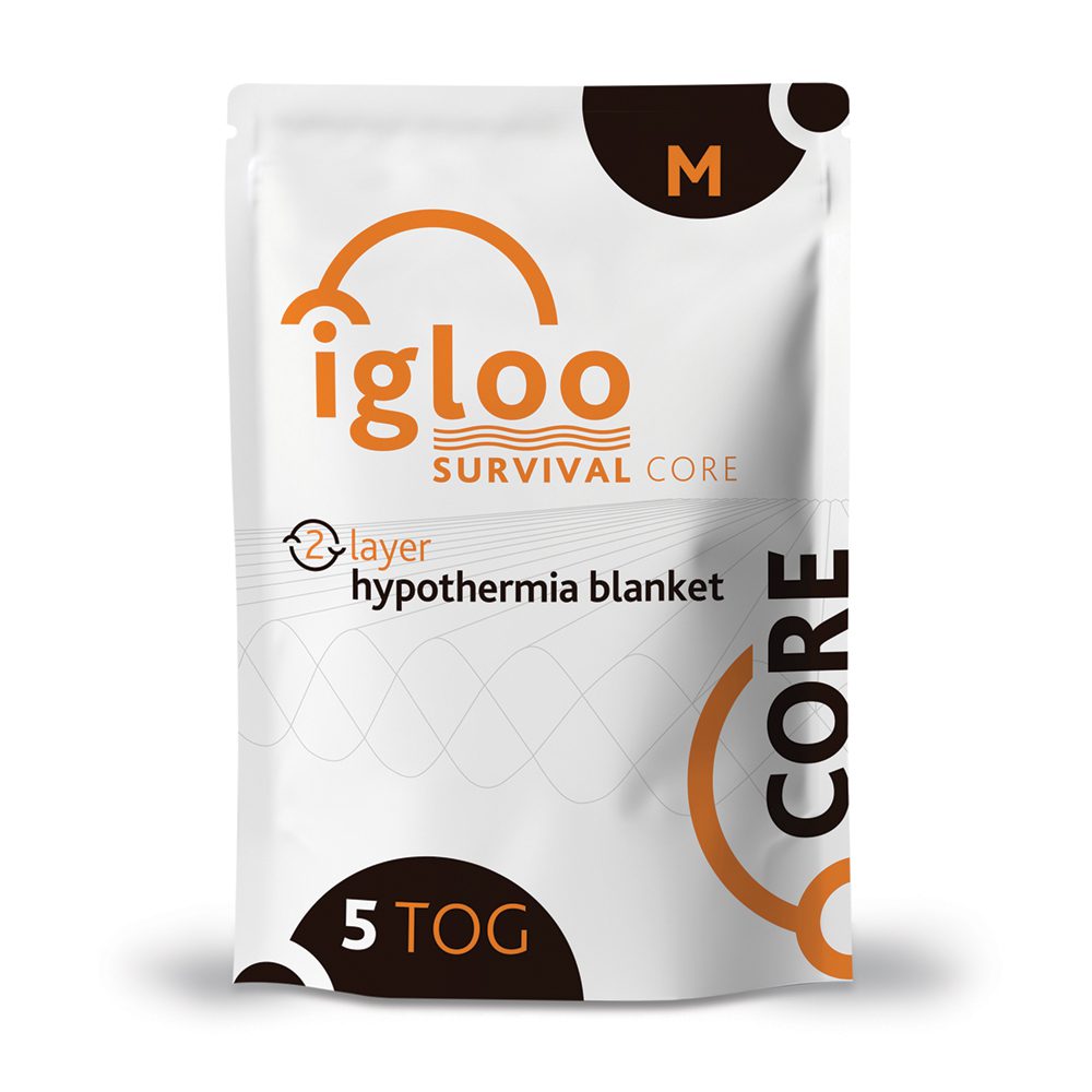 Igloo Core Hypothermia Blanket – Medium – Emergency Orange