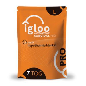 Igloo Pro Hypothermia Blanket – Large – Emergency Orange