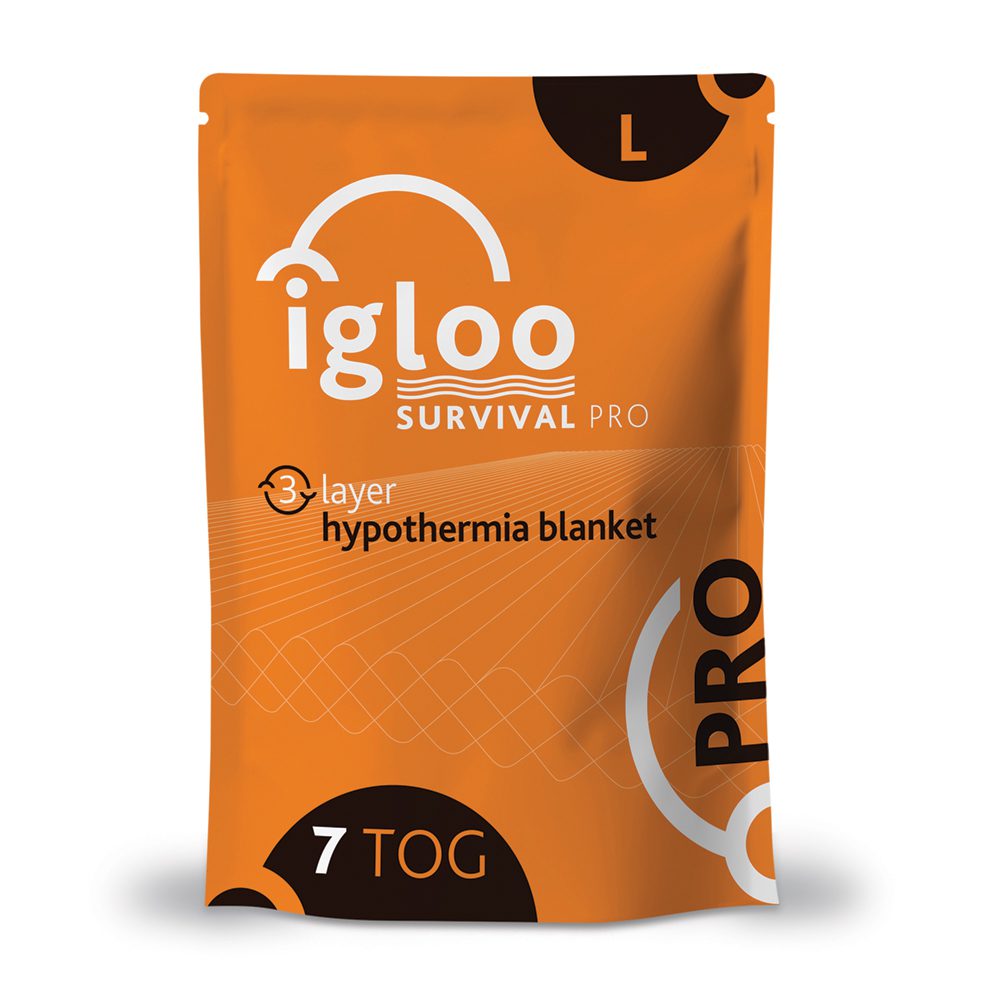 Igloo Pro Hypothermia Blanket – Large – Emergency Orange